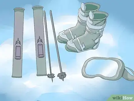 Image titled Ski in Deep Snow Step 1