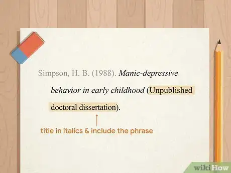 Image titled Cite a Dissertation in APA Step 8