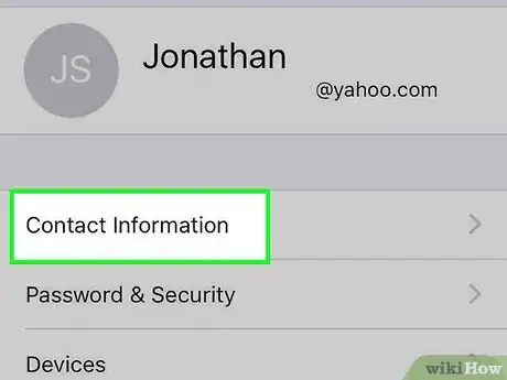 Image titled Add an Email Address to Your Apple ID on an iPhone Step 4