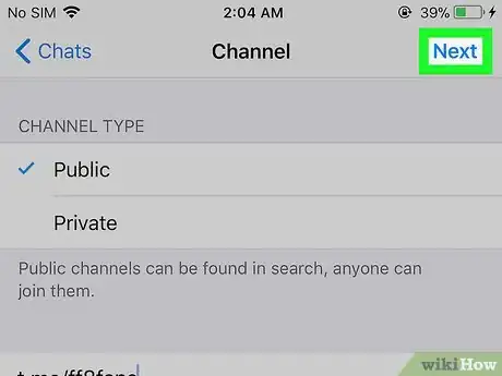 Image titled Create a Telegram Channel on iPhone or iPad Step 9