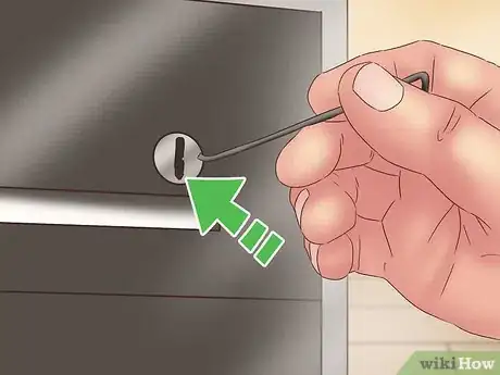 Image titled Pick a Filing Cabinet Lock Step 2