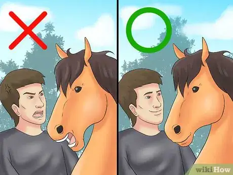 Image titled Calm Your Hot Horse Step 1