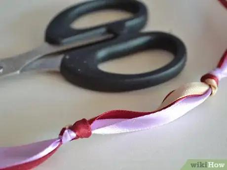 Image titled Make a Knotted Ribbon Necklace Step 12