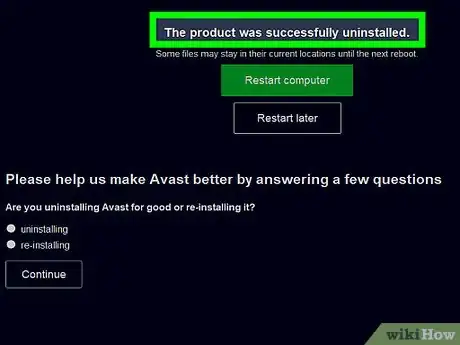 Image titled Uninstall Avast! Free Antivirus 8 Step 10