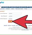 Change a PayPal Password