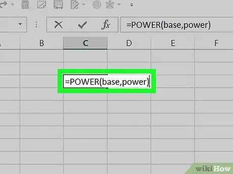 Image titled Do Exponents in Excel on PC or Mac Step 4