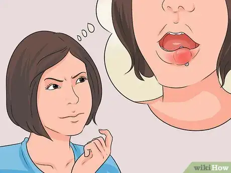 Image titled Take Care of a Lip Piercing Step 1