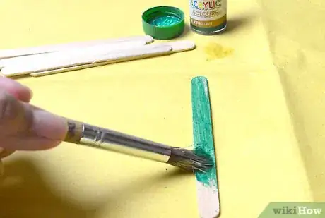 Image titled Make Popsicle Stick Christmas Trees Step 10