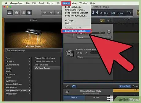 Image titled Connect a Yamaha PSR E413 to Garageband Step 20