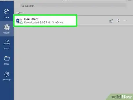 Image titled Print in Black and White on Word on iPhone or iPad Step 2