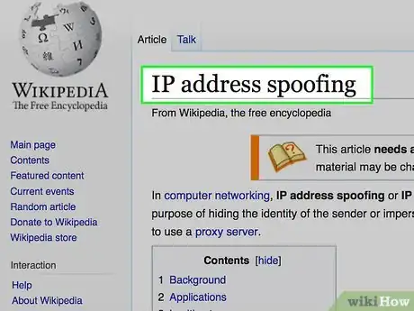 Image titled Prevent IP Spoofing Step 1
