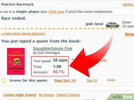 Image titled Increase Your Typing Speed With TypeRacer.Com Step 5