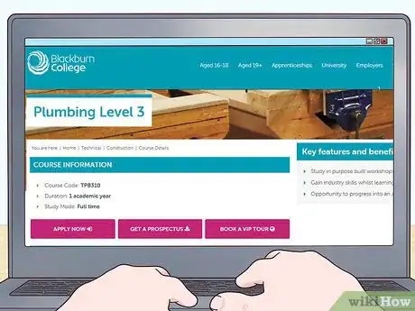 Image titled Become a Plumber in the UK Step 2