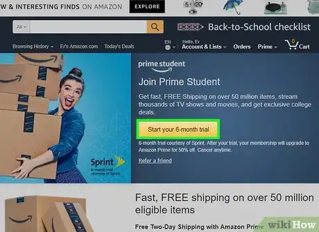 Image titled Use Amazon Prime Step 4