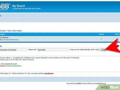 Image titled Create a Forum in phpBB Step 1
