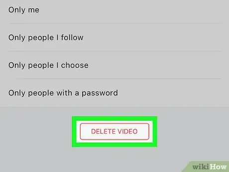 Image titled Delete a Video on Vimeo on iPhone or iPad Step 5