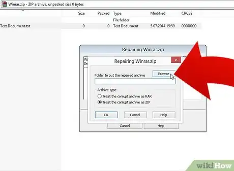 Image titled Use Winrar to Fix Corrupted RAR and ZIP Archives Step 6