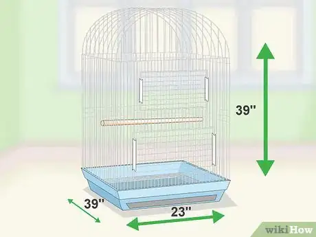 Image titled Set Up an Amazon Parrot Habitat Step 1