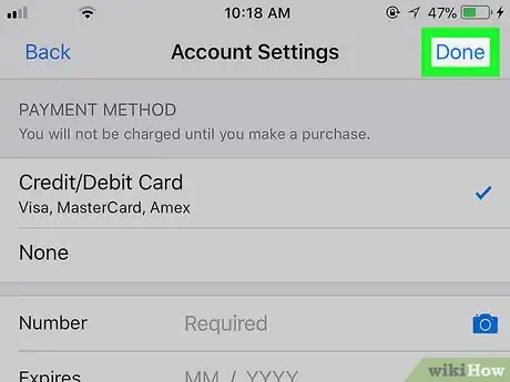 Image titled Change Your iTunes Payment Method on iPhone or iPad Step 9