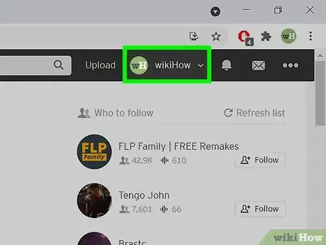 Image titled Edit Your SoundCloud Profile Step 2