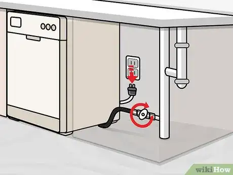 Image titled Drain a Dishwasher Step 2