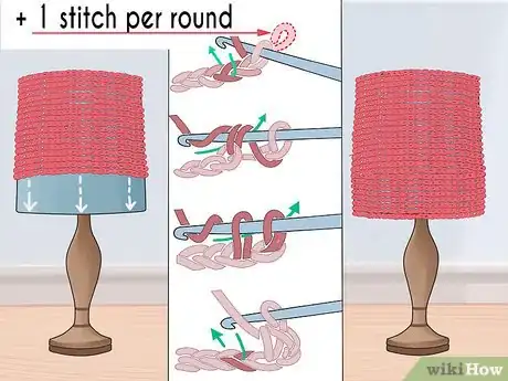 Image titled Crochet a Lamp Shade Cover Step 5