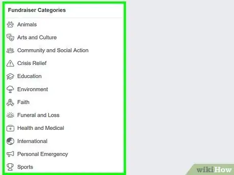 Image titled Start a Fundraiser on Facebook Step 16