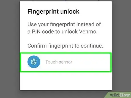 Image titled Turn on Fingerprint Security on Venmo on Android Step 11