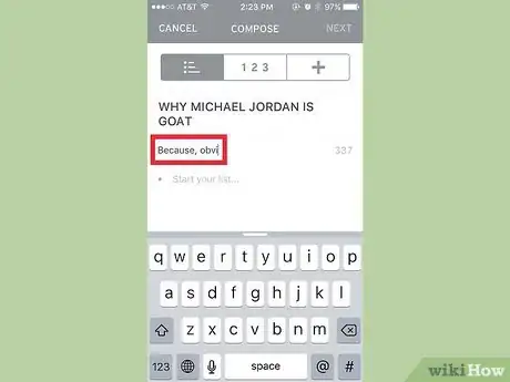 Image titled Use The List App Step 20