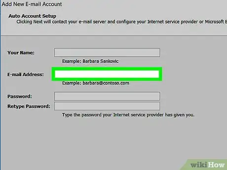Image titled Add a Mailbox in Outlook on PC or Mac Step 7