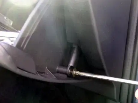 Image titled Remove this screw (viewed from the passenger's door).