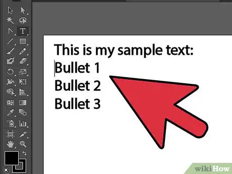 Image titled Add Bullets in Illustrator Step 4