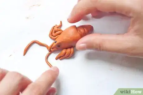 Image titled Make a 3D Clay Crawfish Model Step 8