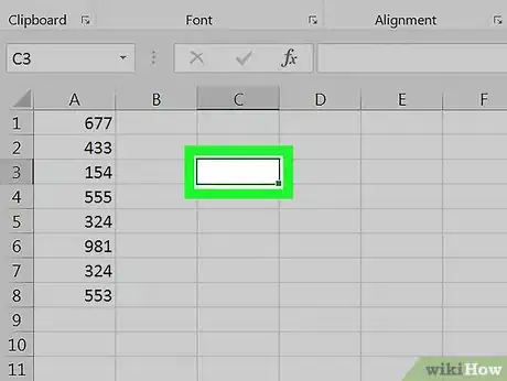 Image titled Calculate Standard Deviation in Excel Step 4