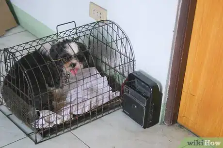 Image titled Housebreak Your Dog Using Crate Training Step 6