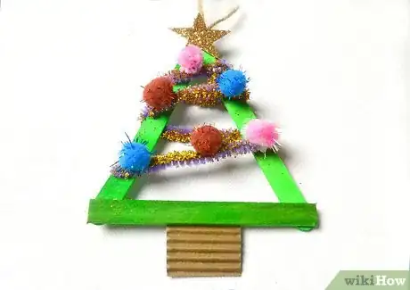 Image titled Make Popsicle Stick Christmas Trees Step 23