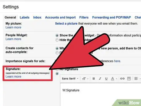 Image titled Remove the Signature Line from Your Email Step 3