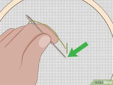 Image titled Work the Bargello or Long Stitch in Needlepoint Step 8