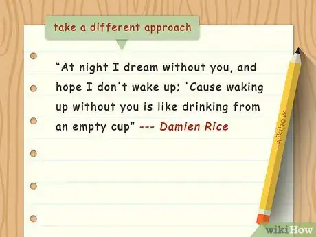 Image titled Create Unique Lyrics for a Song Step 1