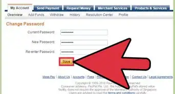 Change a PayPal Password