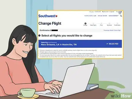 Image titled Change a Flight on Southwest Step 6
