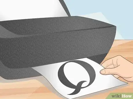 Image titled Applique Letters Step 1