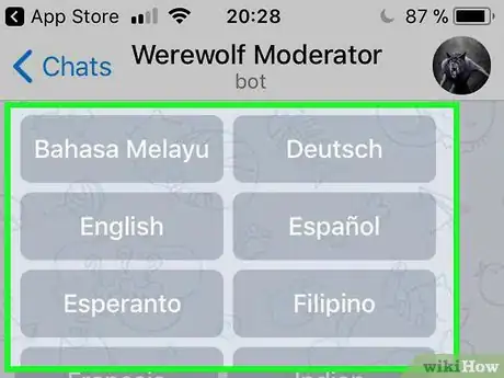 Image titled Play Werewolf on Telegram on iPhone or iPad Step 7