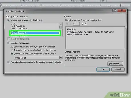 Image titled Create Address Labels from Excel on PC or Mac Step 15