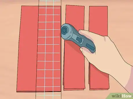 Image titled Add a Ruffle Edge to Blankets Step 1