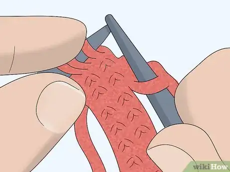 Image titled Knit Jewelry with Yarn Step 13