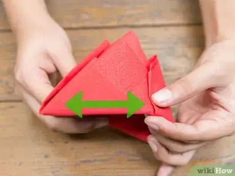 Image titled Fold a Napkin Like a Boat Step 24