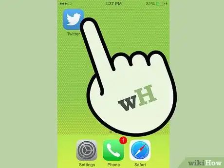 Image titled Delete a Twitter Account from the Twitter for iPhone App Step 1