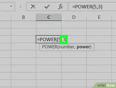 Image titled Do Exponents in Excel on PC or Mac Step 6