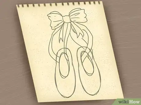 Image titled Draw Ballet Slippers Step 3